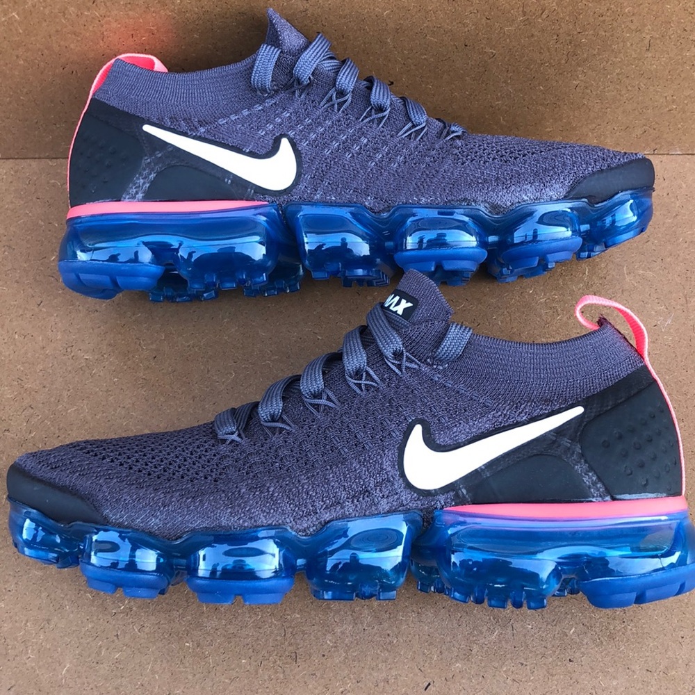 Nike Air Vapormax Flyknit 2 Thunder Grey SIZE 6 - Picture 4 of 7